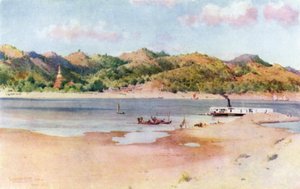 Landing-Ghaut at Prome, Low River by Robert George Talbot Kelly